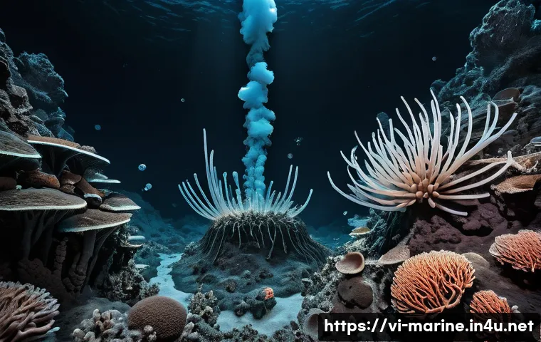 심해의 생태계와 자원 개발 관련 이미지 1