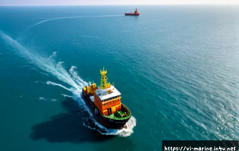 해양자원 개발 협정 - Photorealistic aerial view of a modern offshore wind and marine research platform in Vietnamese coas...
